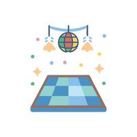 SVG Icon for Dance Floors vector