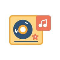 Icon for Representing Pop Music vector