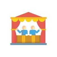 SVG Icon for Puppet Shows vector
