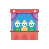 Puppet Show Icon for Entertainment vector