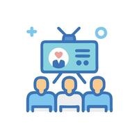 SVG Icon for Reality TV Shows vector