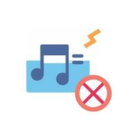 Icon for Music Licensing and Usage vector