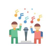 Singing Contest Icon for Competitions vector