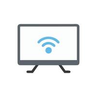 Icon for Televisions with Smart Features vector