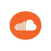 SoundCloud Icon for Music Sharing vector