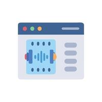 SVG Icon for Sound Editing Software vector