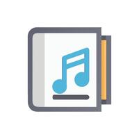 Soundtrack Album Icon for Music Projects vector