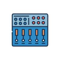Icon for Audio Mixing Processes vector