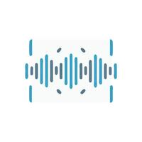 SVG Icon for Sound Waves Equalizers vector