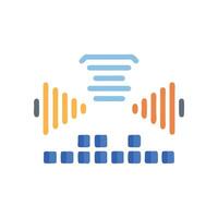 Icon for Equalizing Sound Waves vector
