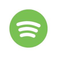 Spotify Icon for Music Streaming vector