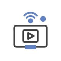 Icon for Streaming Media Platforms vector
