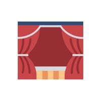Icon for Curtains in Theaters vector