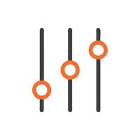 Icon for Adjusting Treble Levels vector