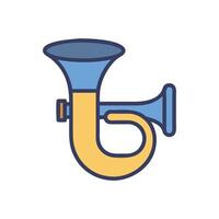 Tuba Icon for Brass Instruments vector