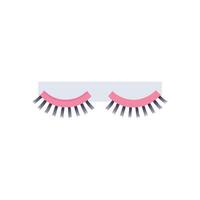 Chic False Eyelashes Icon for Glamour vector