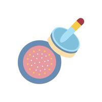Vibrant Glitter Eyeshadow Icon for Glam vector