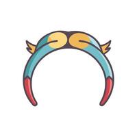 Modern Headband Icon Design vector