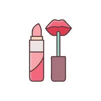 Vibrant Lip Tint Icon for Color vector