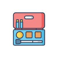Chic Makeup Case Icon for Storage vector
