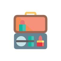 Modern Makeup Case Icon Design vector