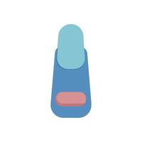 Modern Nail Buffer Icon Design vector