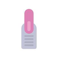 Stylish Nail Buffer Icon for Smoothness vector