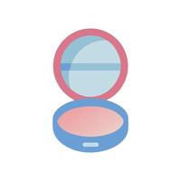 Essential Powder Puff for Makeup Application vector