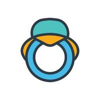 Stylish Gemstone Ring for Modern Fashion vector