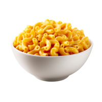 Bowl of mac and cheese isolated on transparent background png