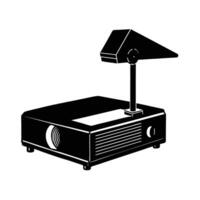 Alternate overhead projector icon for meeting presentations vector