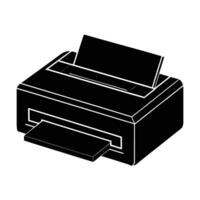 Alternate printer ink cartridge icon for efficient print tasks vector