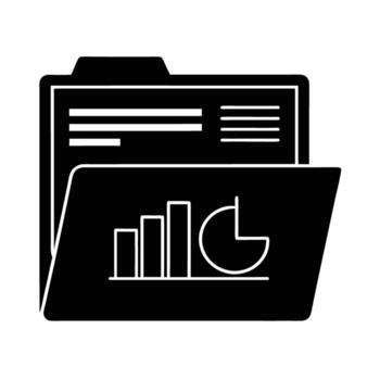 Corporate document folder containing slides for effective proposal presentations vector