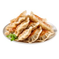 Fried Dumplings isolated on transparent background png