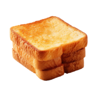 Fried toast isolated on transparent background png