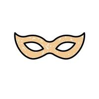 A cartoon mask with a white background vector