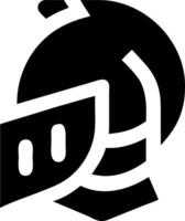 Classic Armor Helmet Icon Design vector