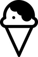 Tasty Ice Cream Cone Symbol vector
