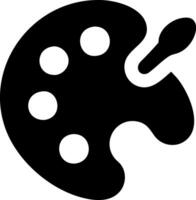 Artist Palette Symbol Icon vector