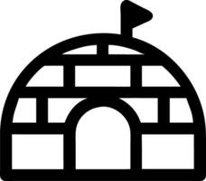 Ice House Igloo Symbol vector