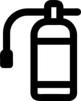Emergency Fire Extinguisher Icon vector