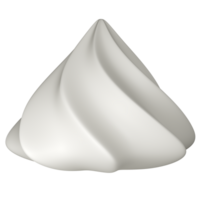 Stylized meringue. Isolated on transparent background png