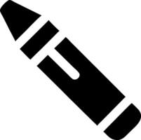 Simple Crayon Icon Design vector