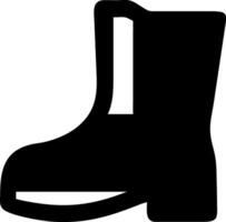 Stylish Boots Icon Design vector