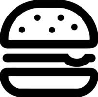 Burger with Lettuce Icon vector