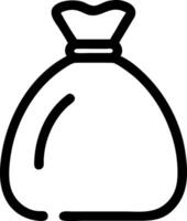 Waste Management Garbage Bag Icon Design vector