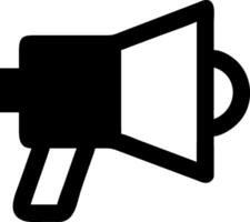 Audio Amplifier Loudhailer Icons vector