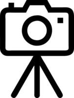 Iconic Camera on Tripod Design vector
