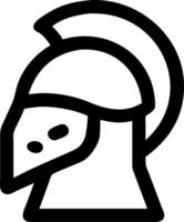 Battle-Ready Knight Helmet Icons vector