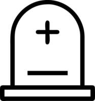 Classic Gravestone Icon Design vector